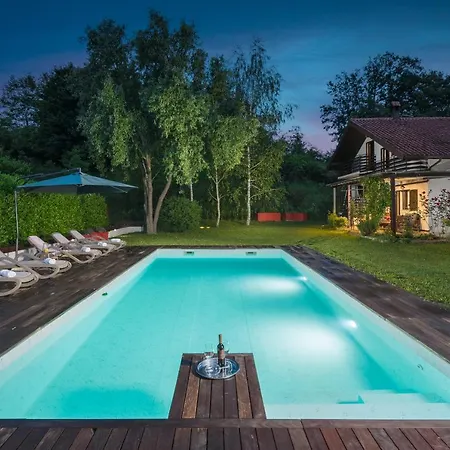 Villa Bella, Villa With Heated Pool Cerovlje Exterior photo